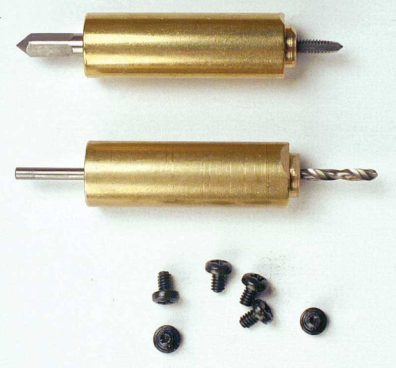Bulls Eye Drill & Jig Set -- Includes: Drill Jig, Tap Jig, Tap, #50 Drill & 6 #2-56 Screws