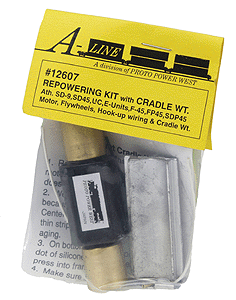 Locomotive Repowering Kit w/Cradle Weights -- For Athearn SD9, SD45, UC, E Units, F45, FP45, SDP45