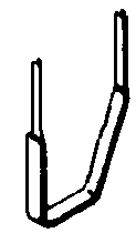 Stirrups pkg(25) -- Style B