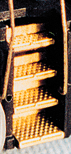 Brass Diesel Steps For Railpower Shells -- SD45-1