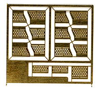 Brass Diesel Steps For Kato Shells -- SD40, SD45-1
