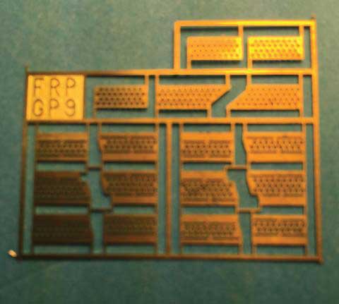 Brass Diesel Steps For Assorted Shells -- Front Range GP7/9