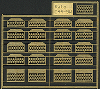 Brass Diesel Steps For Kato Shells -- C44-9W