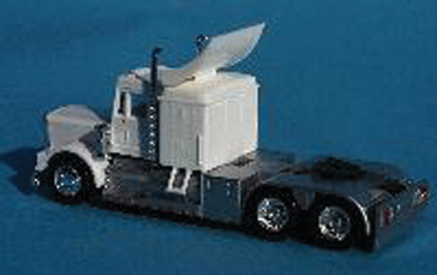Sleeper For American Semi Tractors -- Small w/Spoiler Wing