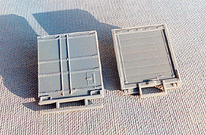 Rear Trailer Doors -- Roll-Up, 96" Wide, pkg(2)