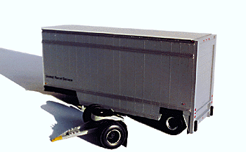 28' Parcel Trailer -- Undecorated w/Parcel Decal