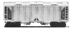 70-Ton ACF Covered Hopper Kit -- 8-Hatch
