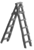 Wooden step ladder    2/