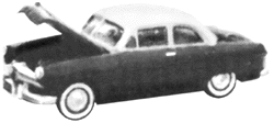 1949 Ford Club Coupe w/Engine