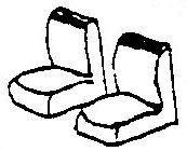 Truck Cab Seats -- Standard pkg(4)