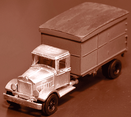 Truck Mack -- 1930s BM/BQ Van w/Spoke Wheels