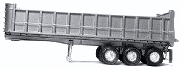 Trailer -- 30' Tri-Axle Dump Trailer w/Spoke Wheels