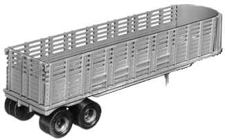 Trailers -- 30' Flatbed Trailer w/Stakes
