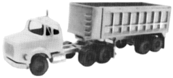 Ford lts w/22' dump trail
