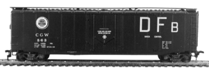 50' Plug Door Boxcar -- Chicago Great Western
