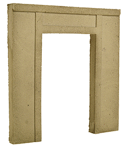 Tunnel Portal - Square Opening -- Single Track