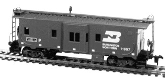 Bay window caboose BN