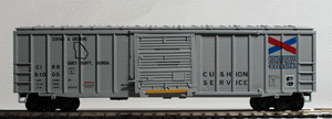 50' Railbox Type Boxcar -- Chattahoochee Industrial #1 (gray, Early County, Georgia, slogan)