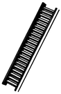 Stairs & Steps -- Stair Section - Medium