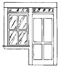 Entry Doors -- With Window pkg(3)
