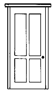 Entry Doors -- Four-Panel pkg(4)