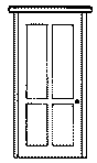 Entry Doors -- Four-Panel pkg(4)