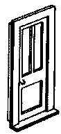Doors -- Three-Panel pkg(4)