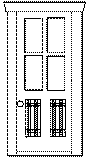 Doors -- With Four-Pane Window pkg(4)