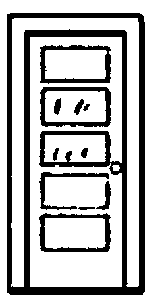 Doors -- With Two-Pane Window pkg(4)