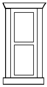 Window dbl hung 2-pane 4/