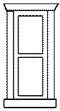 Window dbl hung 2-pane 4/