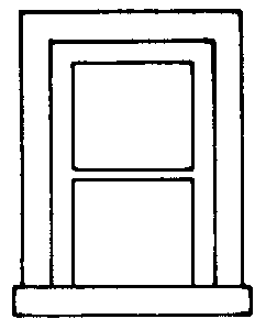 Window dh small 2-pane 4/
