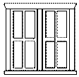 Dbl 4-pane window      4/