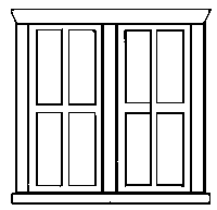 Dbl 4-pane window      4/