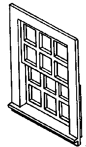 Window 12-pane         4/