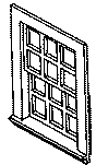 Window 12-pane         4/