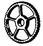 Gear large fine tooth  2/