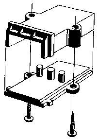 Coupler Pockets pkg(2) -- Screw Mounting