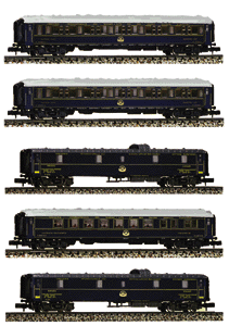 Orient Express Set -- Includes 1 Diner, 2 Baggage Cars & 2 Sleepers 1920-45