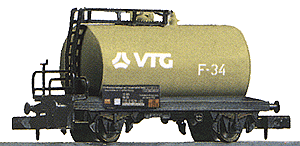 2 Axle Tank Car Era V -- DB VTG F-34 Kerosene