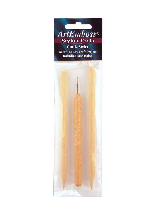 Artemboss(R) Tool Set -- Three Stylus Tools for Metal Embossing