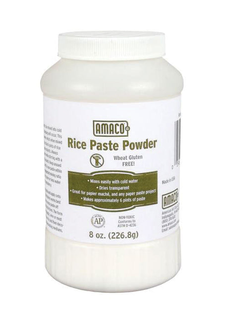Gluten-Free Rice Paste Powder -- 8oz  226.8g Jar