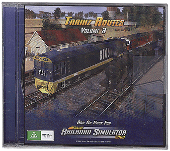 DVD - Trainz Routes for Railroad Simulator 2006 -- Volume 3