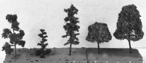 Redwood Tree Structure Kit -- Medium, 5-1/2 x 1-5/8", 40 HO Feet Tall, Includes Foliage