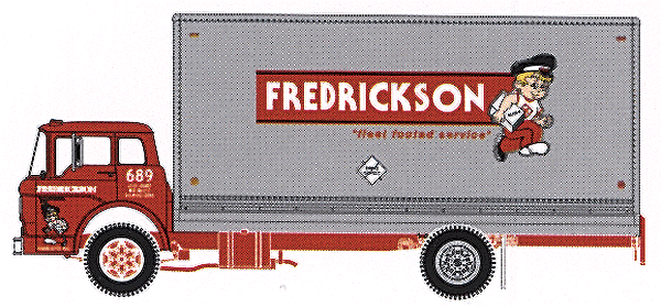 American Trucks - Ford "C" Cabover Box Van -- Fredrickson