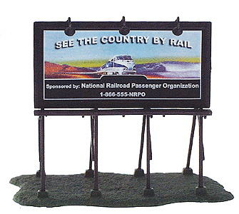 Classic Billboards - Assembled -- See The Country By Rail