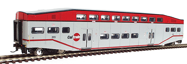 Ready-To-Roll(TM) Bombardier Bi-Level Commuter Coach -- CalTrain