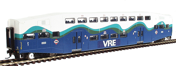 Ready-To-Roll(TM) Bombardier Bi-Level Commuter Coach -- Virginia Rail Express