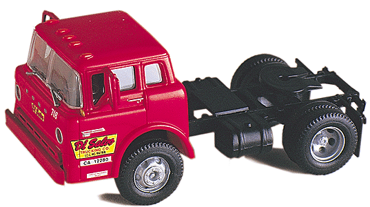 American Trucks - Ford "C" Cabover Single-Axle Semi Tractor (Decorated) -- Disalvo (red)