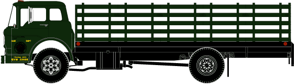 Ready-to-Roll(TM) American Trucks - Ford "C" Cabover Stake Bed (Decorated) -- Northern Pacific